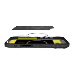 iPhone 17 Spigen Rugged Armor Mag Magsafe matt fekete tok-8800283314991 2 kép
