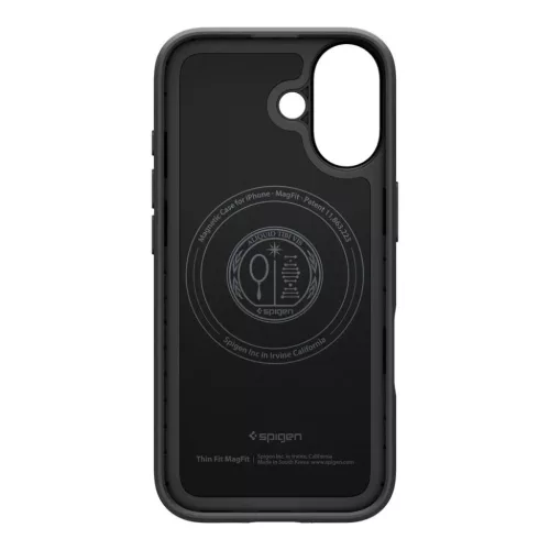 iPhone 17 Spigen Thin Fit Mag Magsafe Fekete tok-8800283315059 2 kép