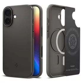 iPhone 17 Spigen Thin Fit Mag Magsafe tok Gunmetal