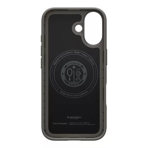 iPhone 17 Spigen Thin Fit Mag Magsafe tok Gunmetal-8800283315073 5 kép