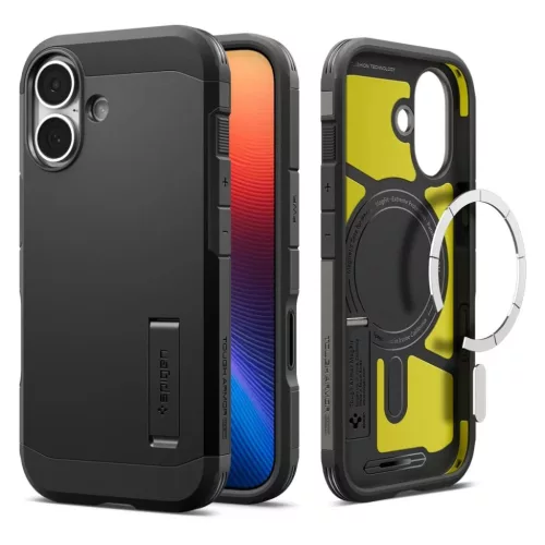 iPhone 17 Spigen Tough Armor "T" Mag Magsafe fekete tok-8800283315233 7 kép