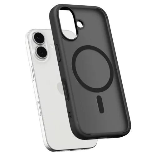 iPhone 17 Spigen Ultra Hybrid Mag Magsafe tok Fagyos Fekete-8800283315158 5 kép