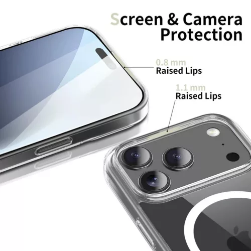 Google Pixel 10 / 10 Pro Tech-protect Flexair Hybrid Magsafe átlátsz-5906302333226 3 kép