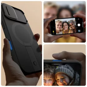 iPhone 17 Tech-protect Kevlar Aura Magsafe tok Fekete-5906302331659 2 kép