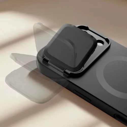 iPhone 17 Pro Tech-protect Kevlar Aura Magsafe fekete tok-5906302331673 6 kép