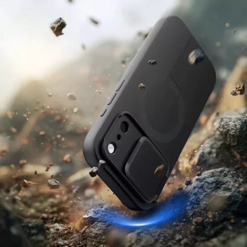 iPhone 17 Pro Tech-protect Kevlar Aura Magsafe fekete tok-5906302331673 7 kép