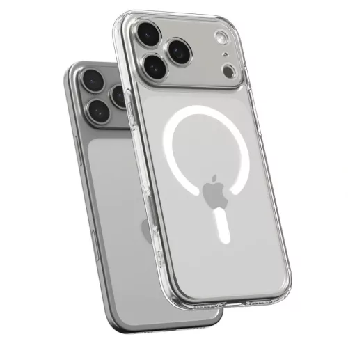 iPhone 17 Pro Spigen Ultra Hybrid Mag Magsafe tok Átlátszó/fehér-8800283314786 3 kép