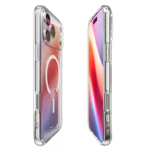 iPhone 17 Pro Spigen Ultra Hybrid Mag Magsafe tok Átlátszó/fehér-8800283314786 5 kép