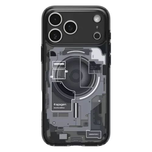 iPhone 17 Pro Spigen Ultra Hybrid Mag Magsafe Zero One Fekete tok-8800283314854 2 kép