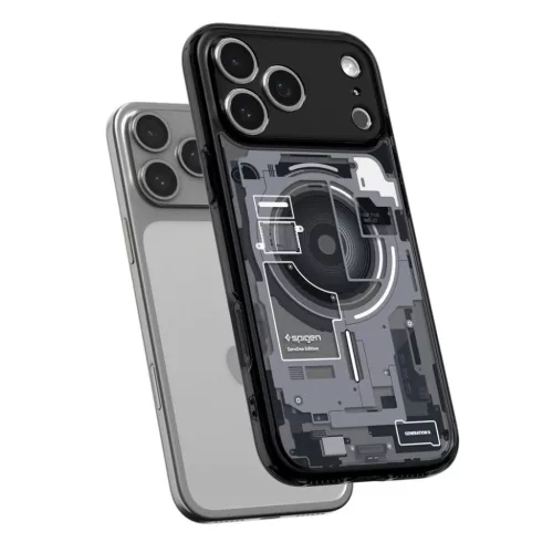 iPhone 17 Pro Spigen Ultra Hybrid Mag Magsafe Zero One Fekete tok-8800283314854 5 kép