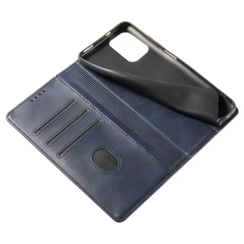 iPhone 17 mágneses PU bőr fliptok kártyatartóval pánt nélküli k- 2 kép