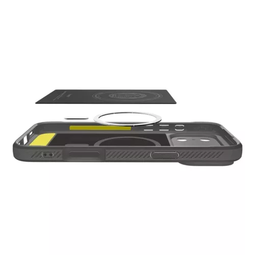 iPhone 17 Pro Max Spigen Rugged Armor Mag Magsafe szürke tok-8800283313963 2 kép