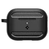 Apple AirPods Pro 3 Spigen Rugged Armor Matt Fekete tok-8800283309607 2 kép