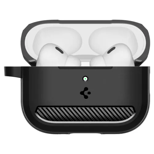 Apple AirPods Pro 3 Spigen Rugged Armor Matt Fekete tok-8800283309607 3 kép