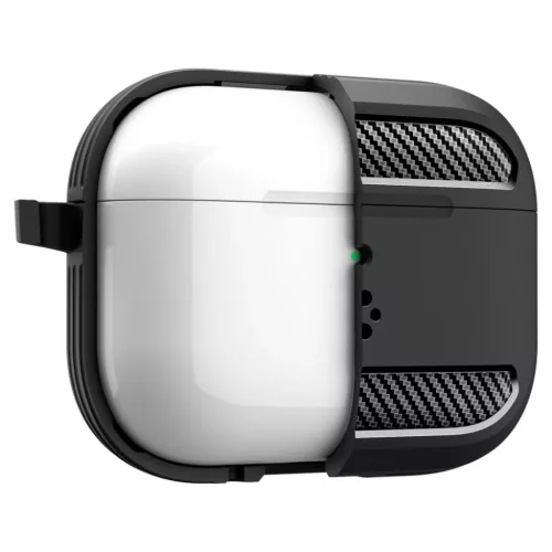 Apple AirPods Pro 3 Spigen Rugged Armor Matt Fekete tok-8800283309607 9 kép