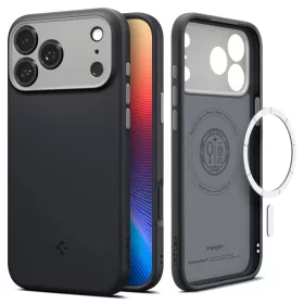   iPhone 17 Pro Max Spigen Nano Pop Mag Magsafe fekete szezám tok