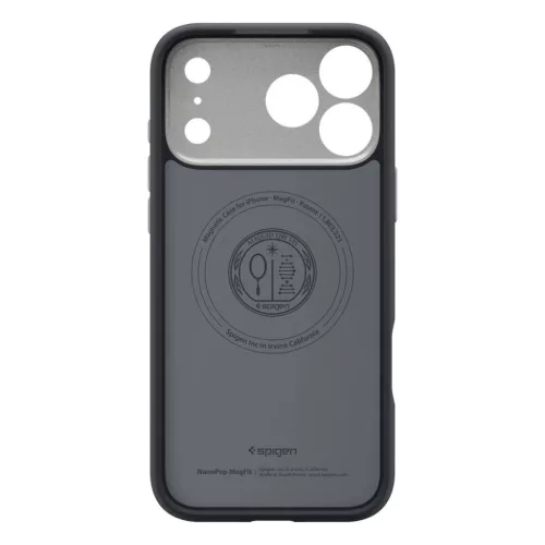iPhone 17 Pro Max Spigen Nano Pop Mag Magsafe fekete szezám tok-8800283313949 9 kép