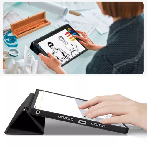 Lenovo Idea Tab 11.0 TB-336 Tech-protect Smartcase tok Fekete-5906302333387 10 kép