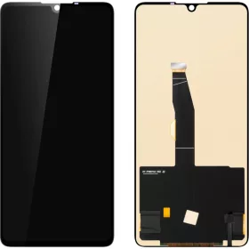   LCD Kijelzőmodul MP Huawei P30-hoz, keret nélkül, utángyártott, fekete
