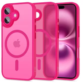   iPhone 16 Tech-protect Magmat Magsafe tok Ragyogó Rózsaszín