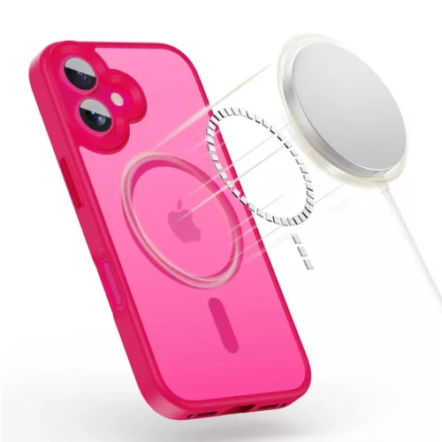 iPhone 16 Tech-protect Magmat Magsafe tok Ragyogó Rózsaszín-5906302319053 3 kép