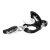 Apple AirTag 1 / 2 Tech-Protect Slidelock Karabiner Kulcstartó Fekete-5906302333332 5 kép