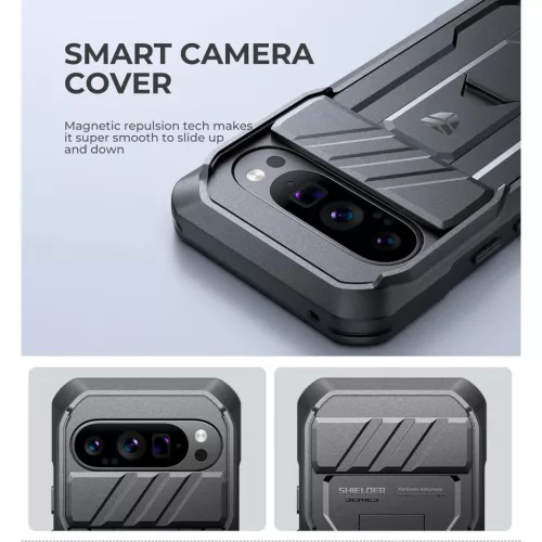 Google Pixel 9 Pro Dexnor 360 ütésálló tok kihajtható állvánnya-6977140259169 4 kép