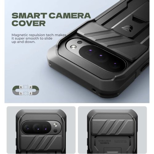 Google Pixel 10 Pro XL Dexnor ütésálló tok kihajtható állvánnya-6977140256052 4 kép