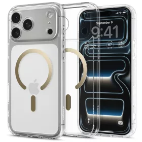 iPhone 17 Pro Spigen Ultra Hybrid Mag Magsafe tok átlátszó/arany-8800283314809 2 kép