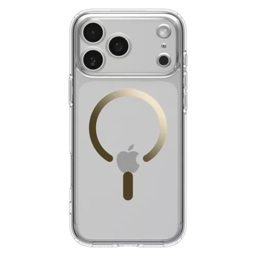 iPhone 17 Pro Spigen Ultra Hybrid Mag Magsafe tok átlátszó/arany-8800283314809 3 kép