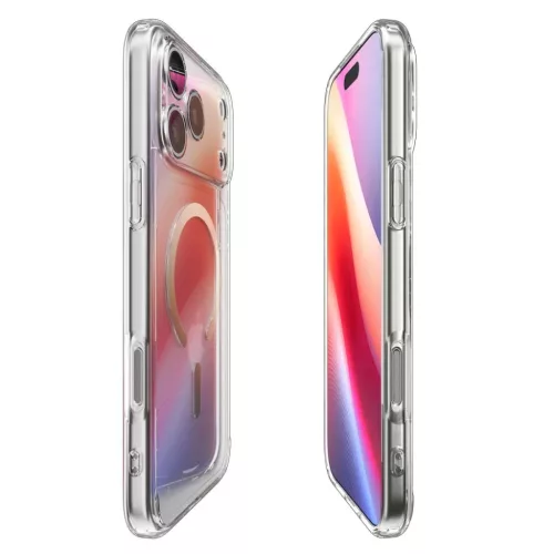 iPhone 17 Pro Spigen Ultra Hybrid Mag Magsafe tok átlátszó/arany-8800283314809 6 kép