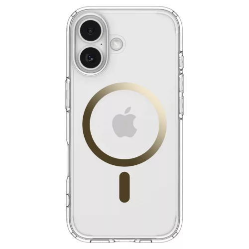 iPhone 17 Spigen Ultra Hybrid Mag Magsafe átlátszó/arany tok-8800283315141 2 kép