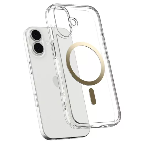 iPhone 17 Spigen Ultra Hybrid Mag Magsafe átlátszó/arany tok-8800283315141 4 kép