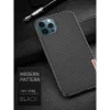 iPhone 12 Pro MAX Dux Ducis Fino nylon bevonatú tok fekete-6934913055724 3 kép
