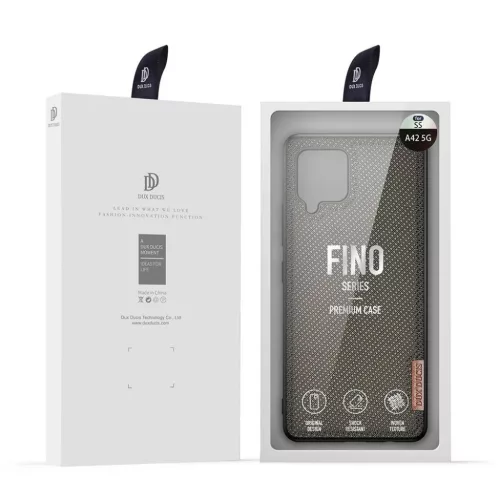 Dux Ducis Fino nylon bevonatú tok Samsung A42 5G zöld-6934913055922 8 kép