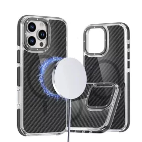 Samsung Galaxy A07 4G Fiber Magsafe tok fekete
