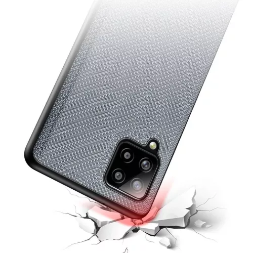 Dux Ducis Fino nylon bevonatú tok Samsung A42 5G kék-6934913055915 5 kép