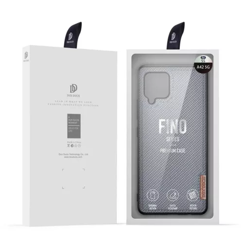 Dux Ducis Fino nylon bevonatú tok Samsung A42 5G kék-6934913055915 8 kép