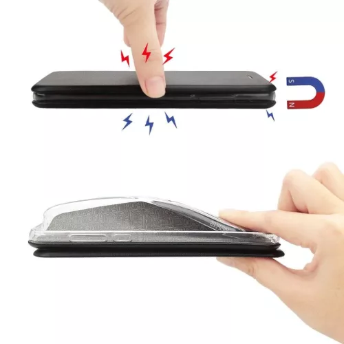 Elegance fliptok SAMSUNG GALAXY M51 piros-5902280661108 1 kép
