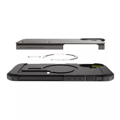 iPhone 17 Spigen Tough Armor "T" Mag Magsafe tok, gunmetal-8800283315240 6 kép