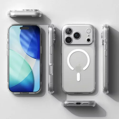 iPhone 17 Pro Ringke Fusion Magnetic Magsafe Áttetsző matt tok-8800328810808 5 kép