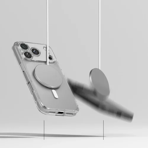 iPhone 17 Pro Ringke Fusion Magnetic Magsafe Áttetsző matt tok-8800328810808 6 kép