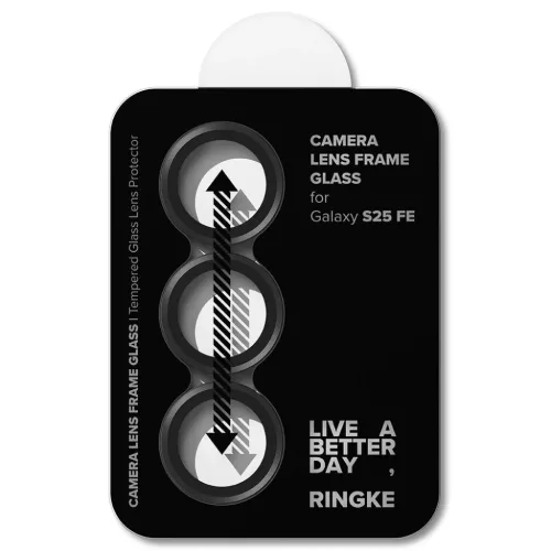 Samsung Galaxy S25 FE Ringke Kamera Keretvédő 2-csomag Fekete-8800293859703 4 kép