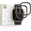 Apple Watch Ultra 1 / 2 / 3 (49 mm) edzett üvegfólia, Tech-protect Glass Ring 2-pack Titán