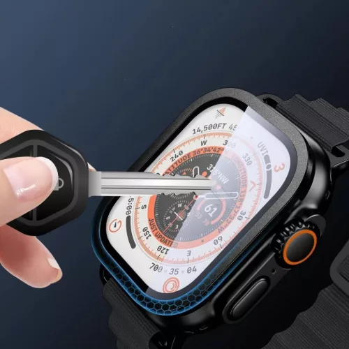 Apple Watch Ultra 1 / 2 / 3 (49 mm) edzett üvegfólia, Tech-protect G-5906302334407 4 kép