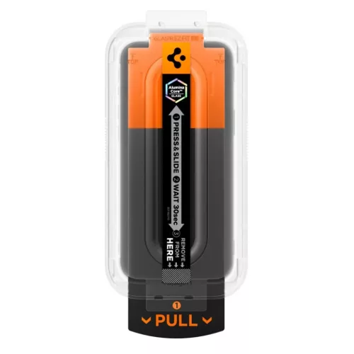 iPhone 16 Pro / 17 / 17 Pro Spigen Glas.tr "EZ Fit Pro" Privát üvegf-8800283312300 1 kép