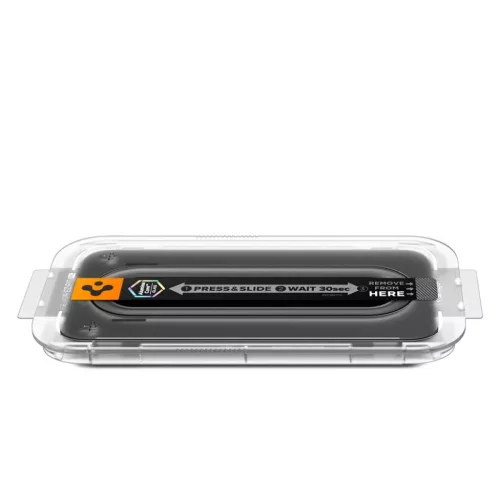 iPhone 16 Pro / 17 / 17 Pro Spigen Glas.tr "EZ Fit Pro" Privát üvegf-8800283312300 4 kép