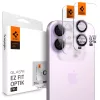 iPhone 16 / 16 Plus / 17 Spigen Optik Pro Glas.tr "Ez Fit" Kamera Védő 2-pack Lila üvegfólia