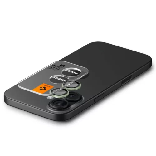 iPhone 17 / 16 / 16 Plus Zöld Kamera Üvegfólia Spigen Optik Pro Gla-8800283312614 5 kép