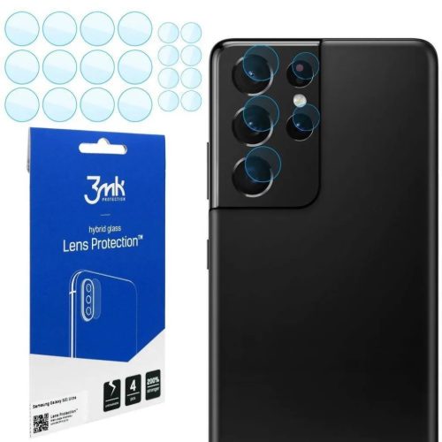 3MK 4x Kameralencse védő üvegfólia Samsung S21 Ultra-5903108349017 1 kép